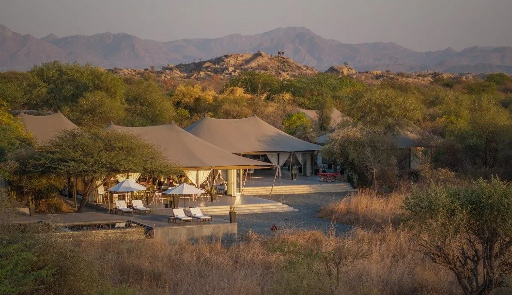 The tented camp at SUJÁN JAWAI.