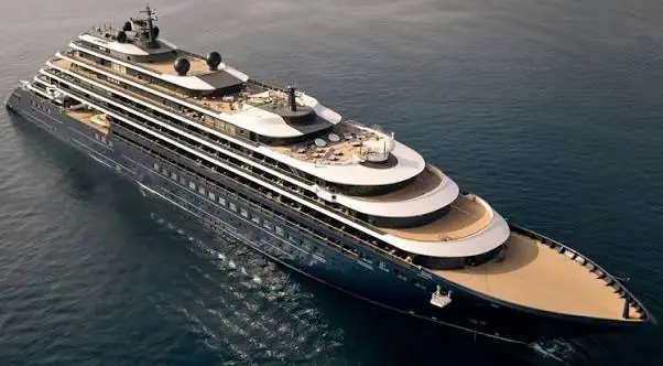 A Ritz-Carlton Yacht Collection ship at sea