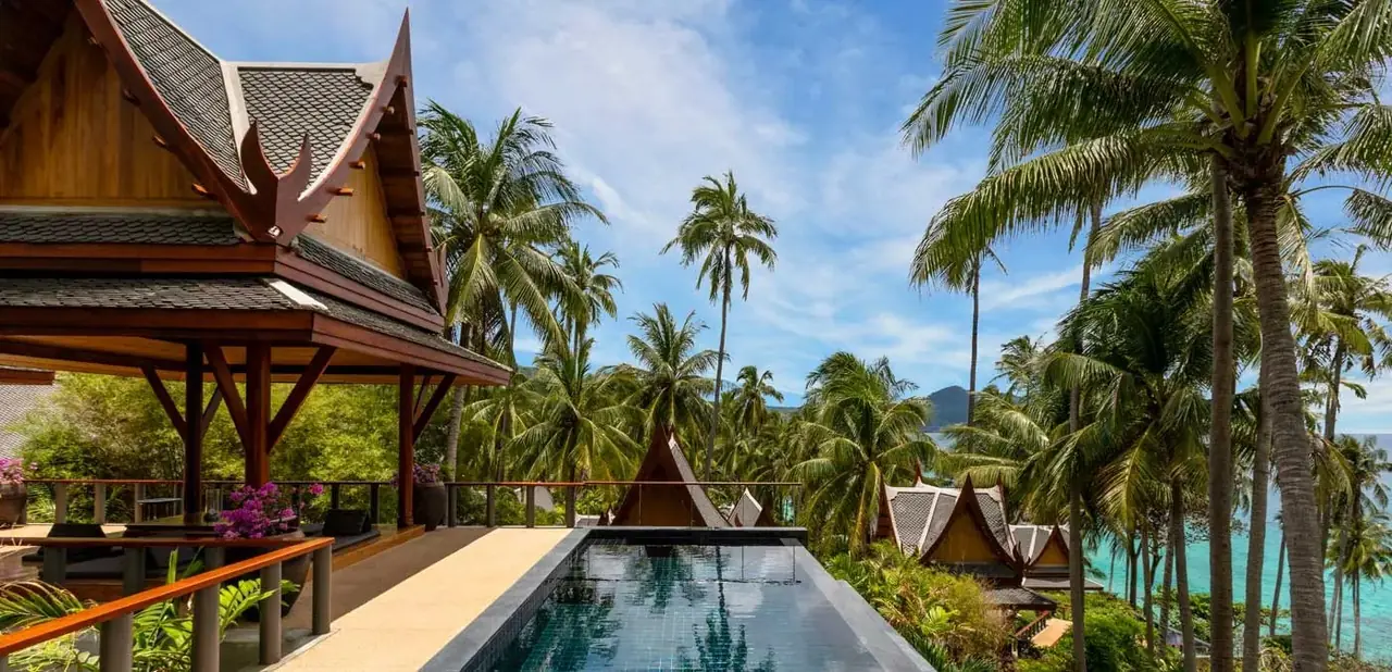 Amanpuri's Ocean Pool Pavilion in Phuket
